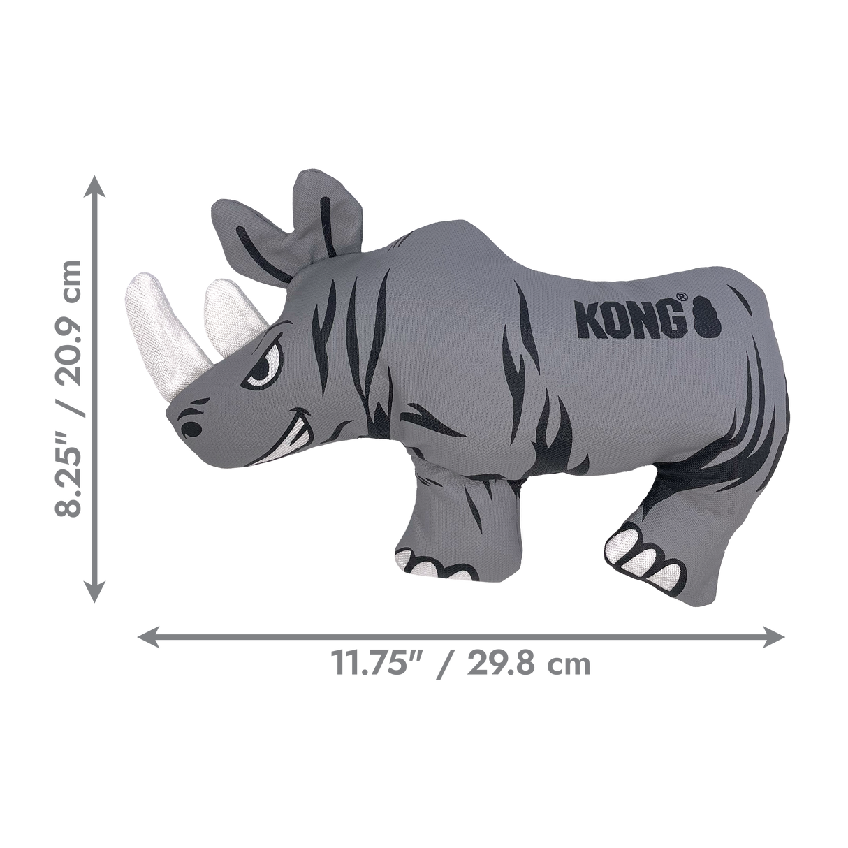 Kong Maxx Friends Rhino Dog Toy - Large
