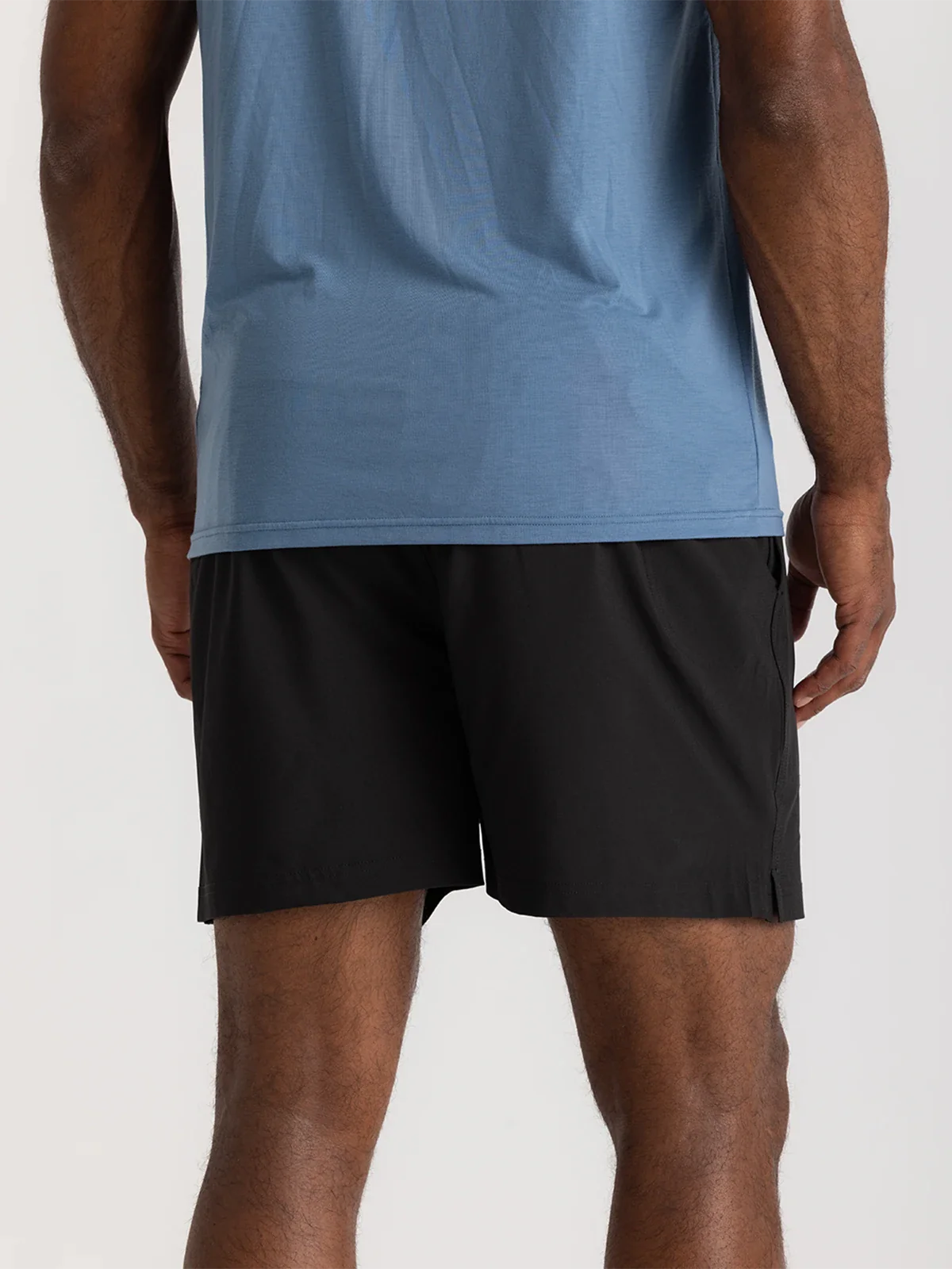 Free Fly Apparel Mens Bamboo Active Breeze Short - 5.5 Lined - Black