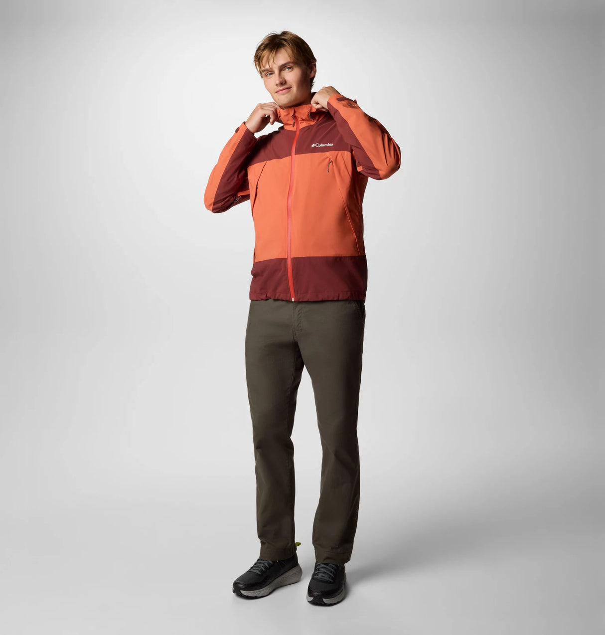 Columbia Mens Boulder Falls Jacket - Tuscan / Spice