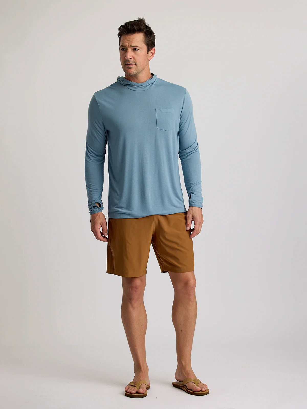 Free Fly Apparel Mens Breeze Short - 8 Unlined - Russet