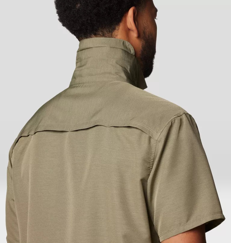 Mountain Hardwear Mens Canyon Short Sleeve - Stone Green
