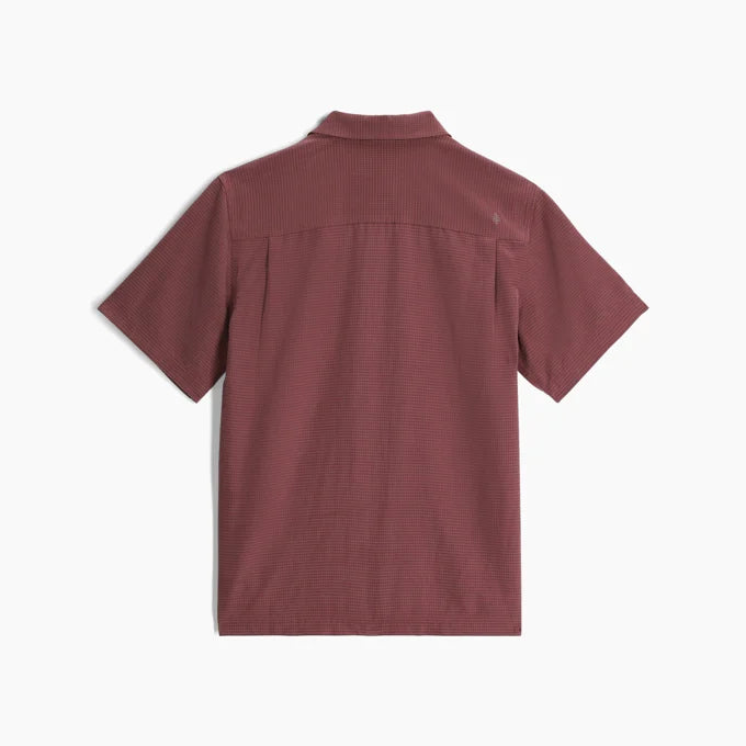 Royal Robbins Mens Desert Pucker Dry Short Sleeve - Wild Rhubarb