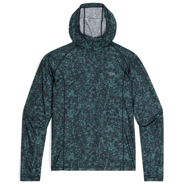 Outdoor Research Mens Echo Printed Hoodie - Dark Navy Atoms