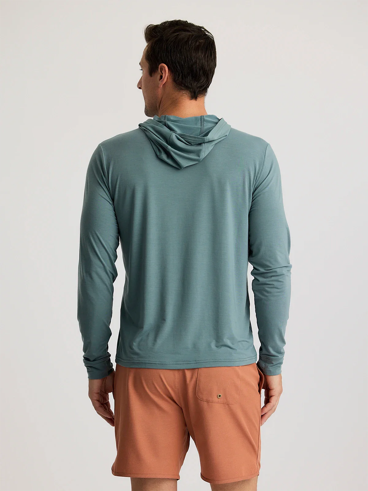 Free Fly Apparel Mens Elevate Lightweight Hoodie - Stormy Sea