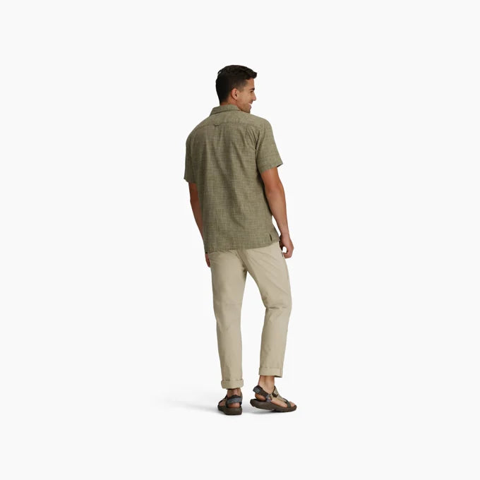 Royal Robbins Mens Hempline Spaced Short Sleeve - Fiddlehead