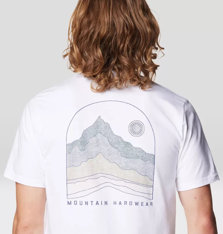 Mountain Hardwear Mens Mountain Sunset Short Sleeve - White