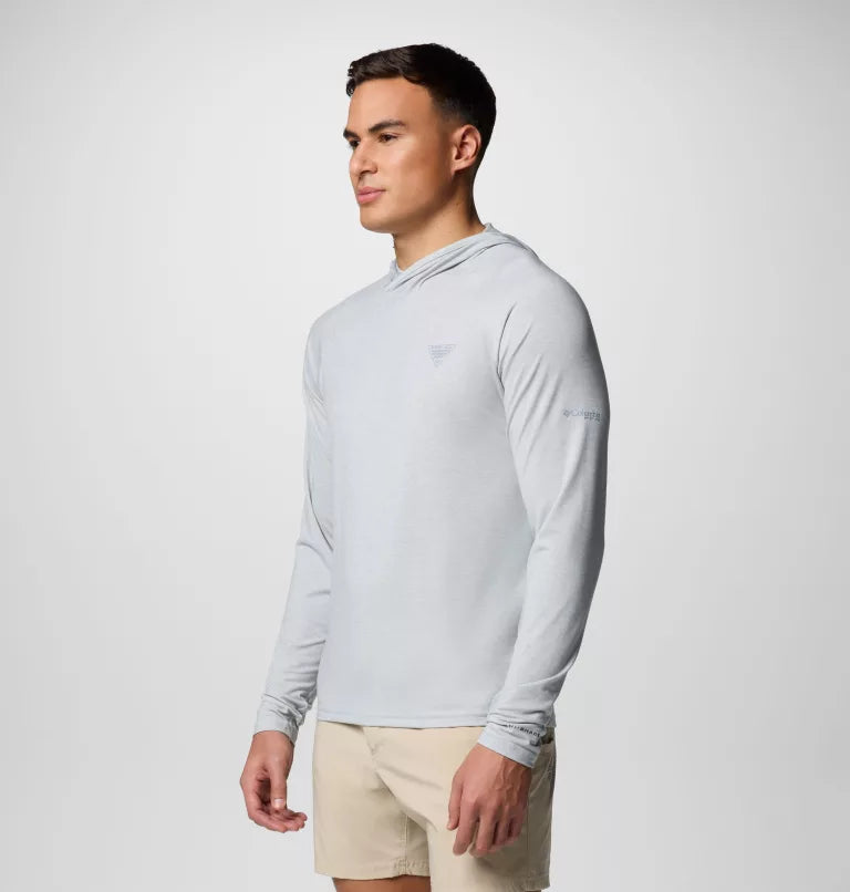 Columbia Mens PFG Uncharted Hoodie - Cool Grey Heather