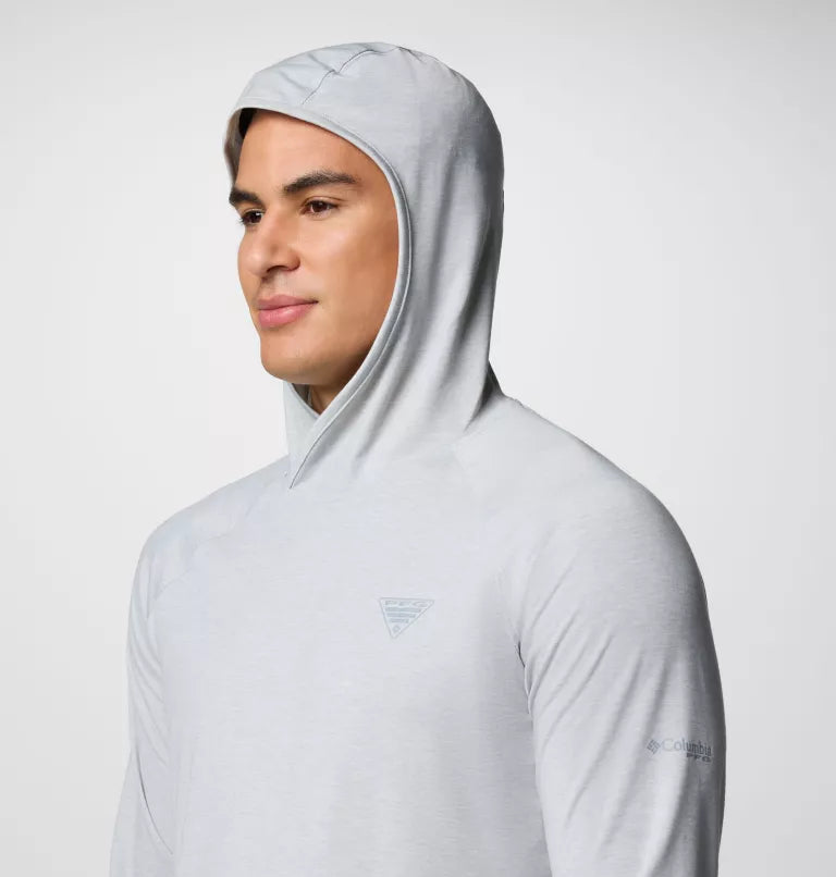 Columbia Mens PFG Uncharted Hoodie - Cool Grey Heather