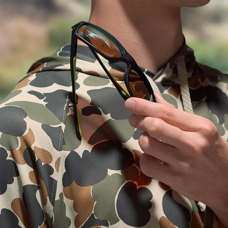 Columbia Mens PFG Wild Cast Camp Hoodie - Fossil Deltahunter Camo