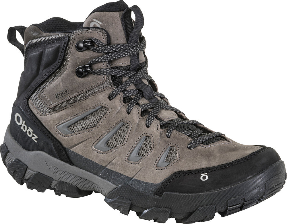 Oboz Footwear Mens Sawtooth X Mid Waterproof Boot - Charcoal
