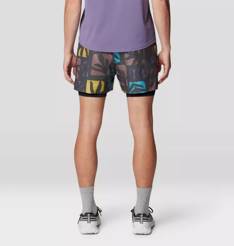 Mountain Hardwear Mens Shade Lite Short - Allium Meadows Print