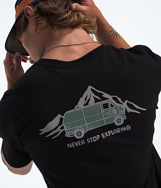 The North Face Mens Short-Sleeve Outdoor Graphic Tee - TNF Black