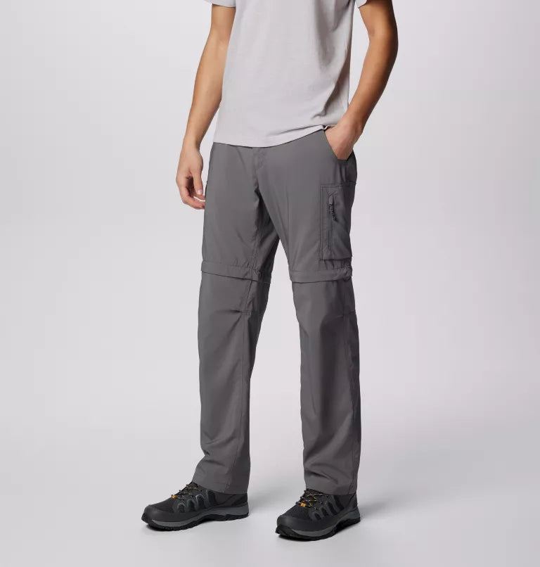 Columbia Mens Silver Ridge Utility Convertible Pants - City Grey