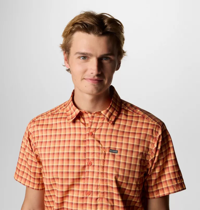 Columbia Mens Silver Ridge Utility Lite Novelty Short Sleeve Shirt - Tuscan Pulaski
