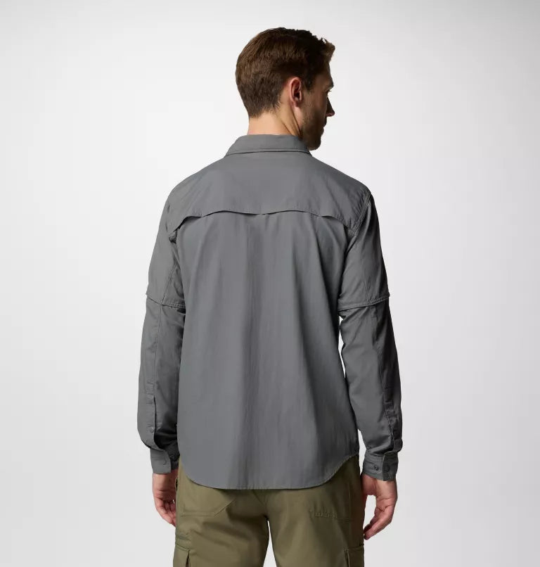Columbia Mens Skien Valley Long Sleeve Shirt - City Grey