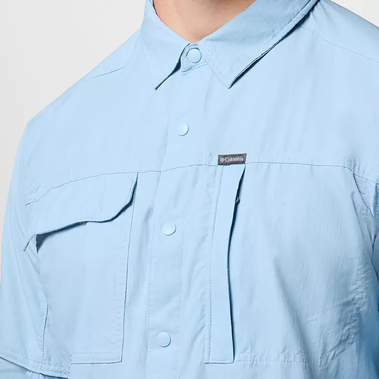 Columbia Mens Skien Valley Long Sleeve Shirt - Ripple Blue