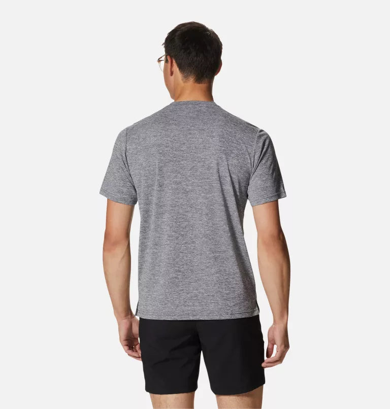 Mountain Hardwear Mens Sunblocker Short Sleeve - Foil Grey Heather