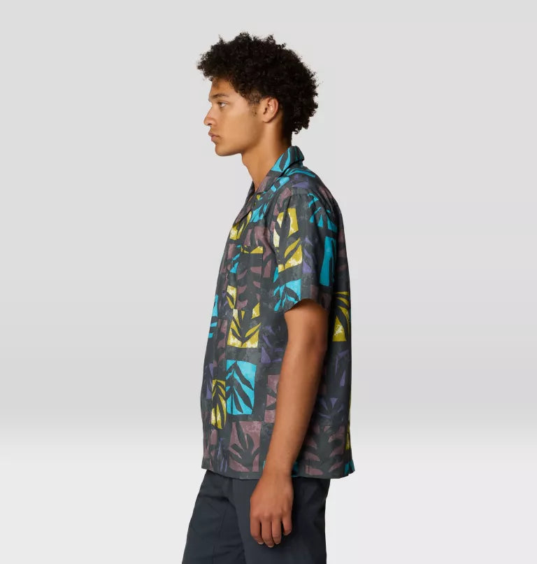 Mountain Hardwear Mens Trail Sender Camp Shirt - Allium Meadows Print