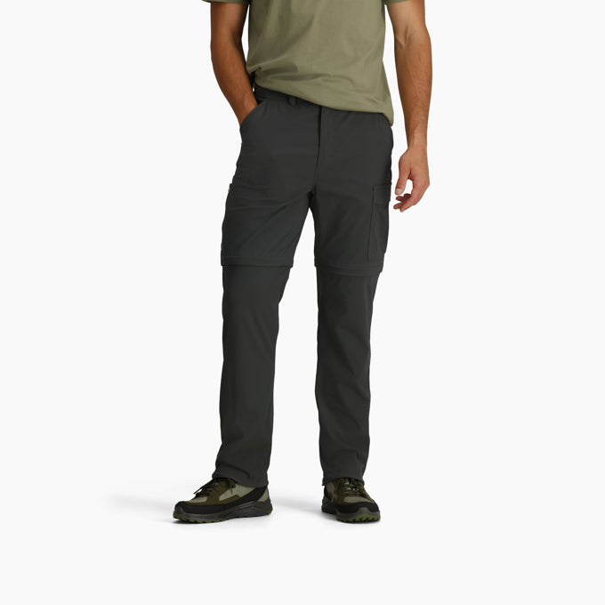 Royal Robbins Mens Wilder Zip-Off Pant - Charcoal