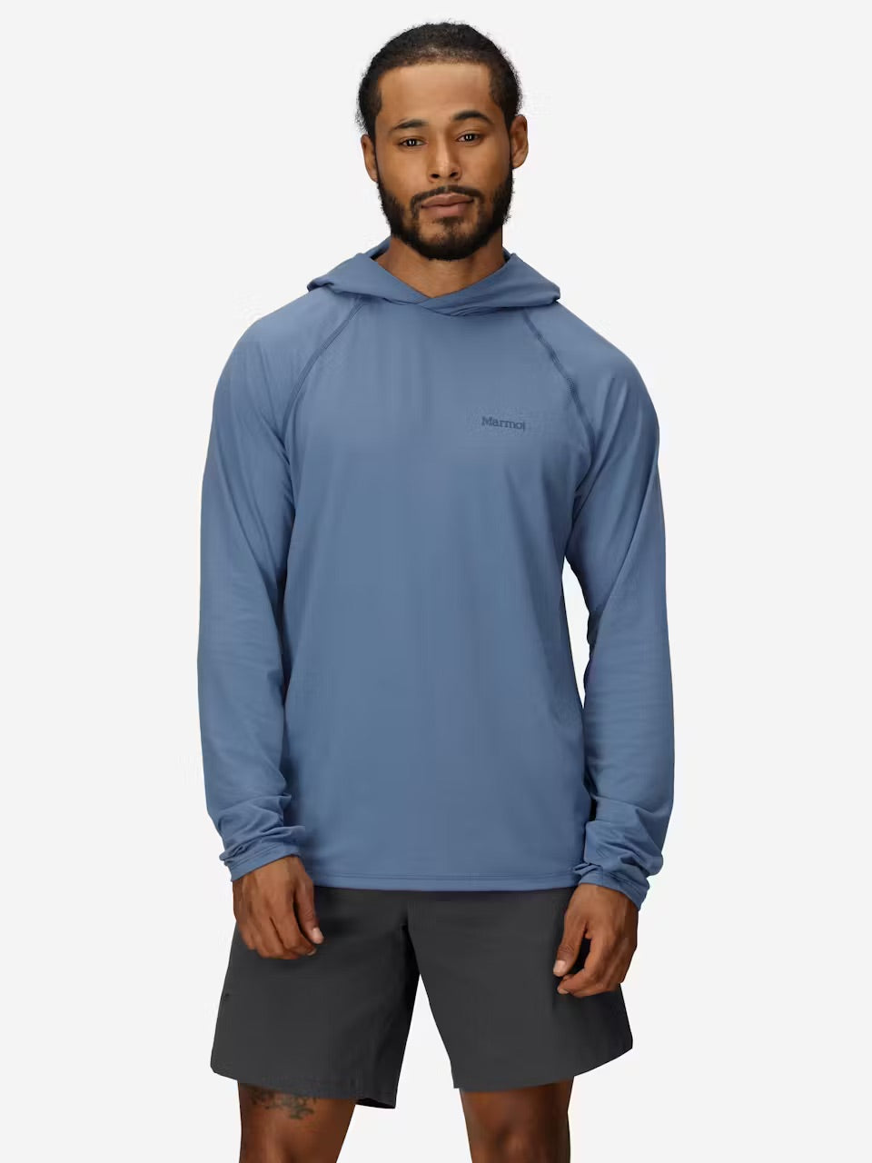 Marmot Mens Windridge Hoody UPF 50 - Rain Cloud Rain Cloud