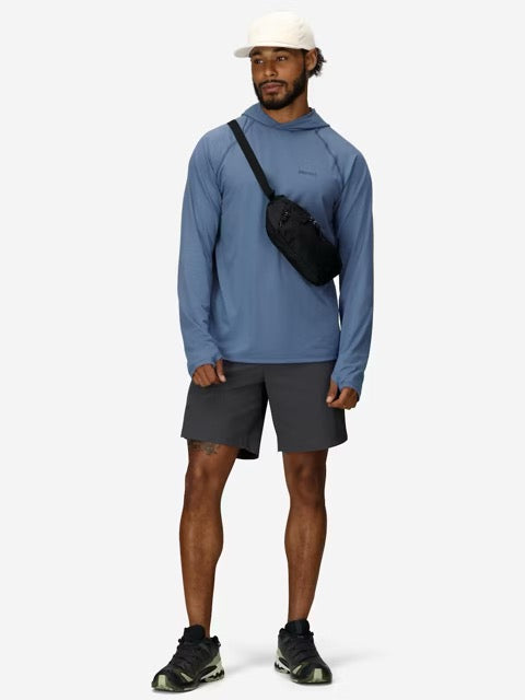 Marmot Mens Windridge Hoody UPF 50 - Rain Cloud