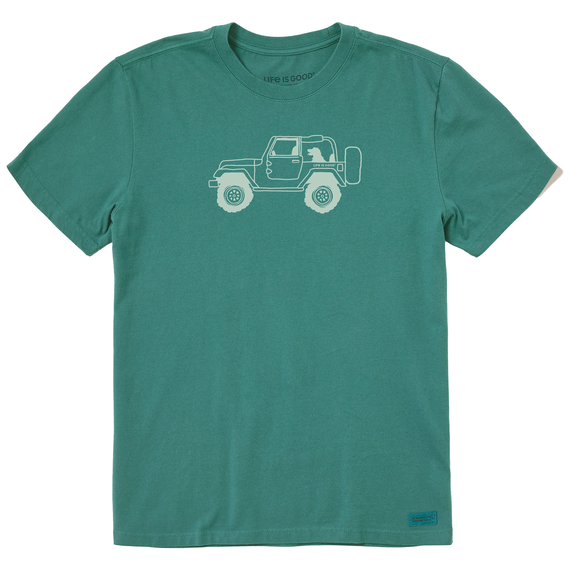 Life Is Good Men's Favorite Passenger Short Sleeve Tee Spruce green