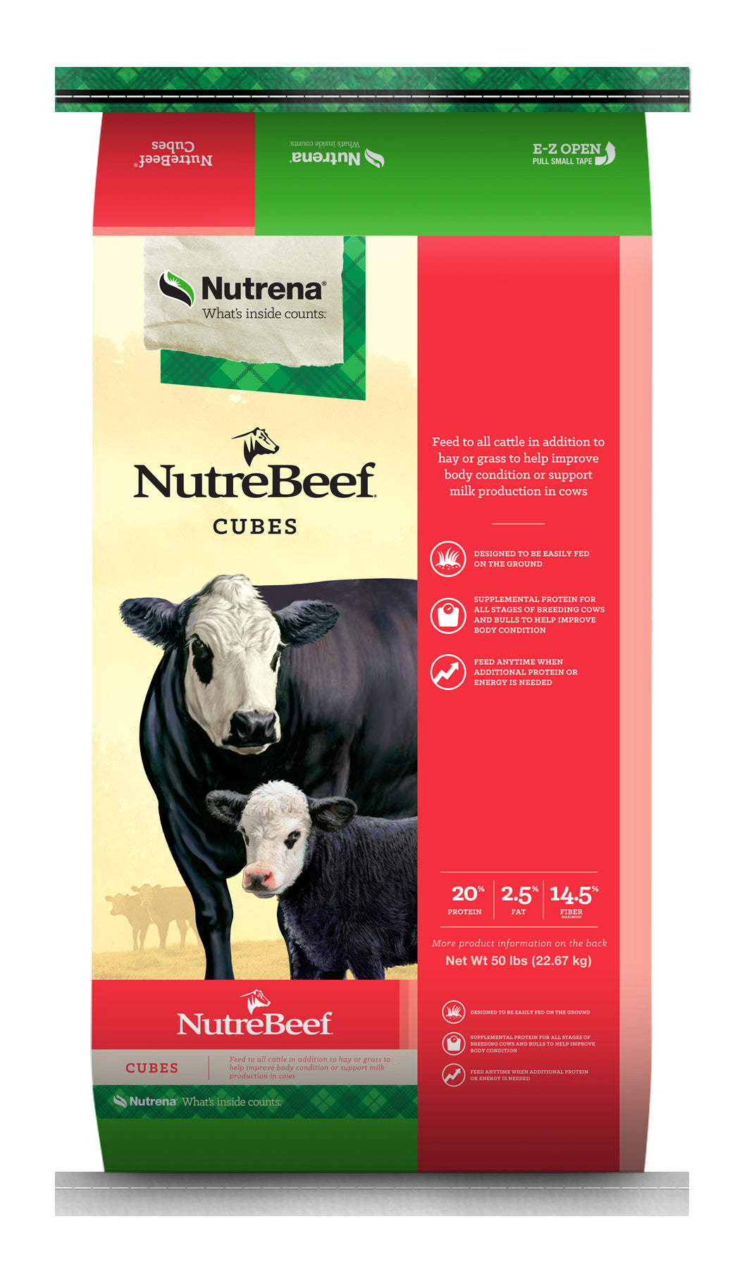 Nutrena Feeds NutreBeef Cattle Cubes 20%