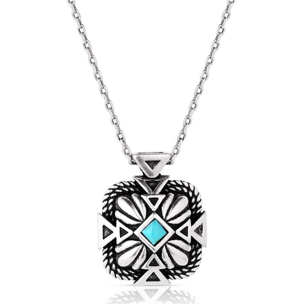 Montana Silversmiths Desert Sage Turquoise Necklace