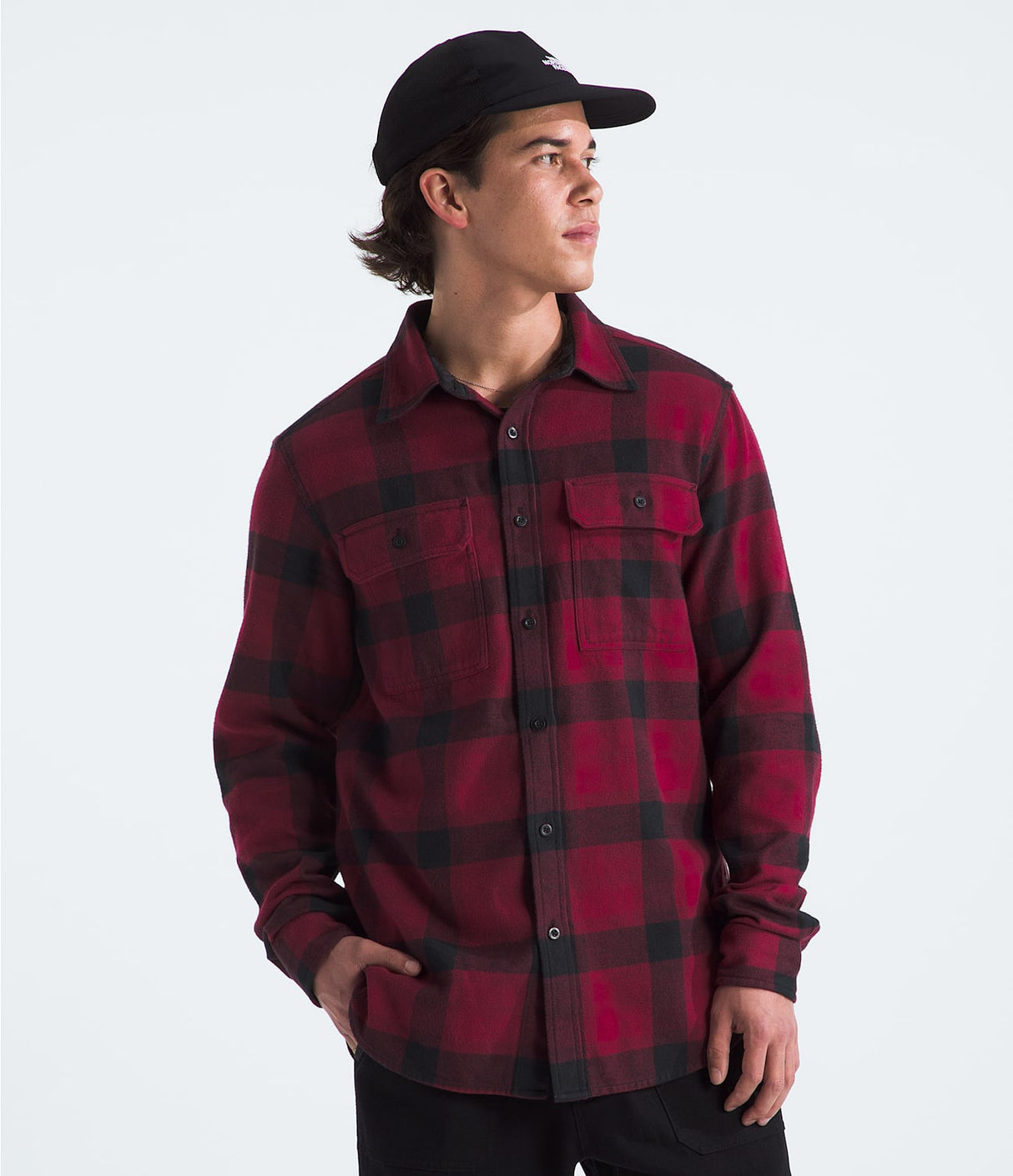 The North Face Men's Arroyo Flannel Shirt - Beetroot TNF Shadow Small Plaid Bootroot TNF Shadow Plaid / Small