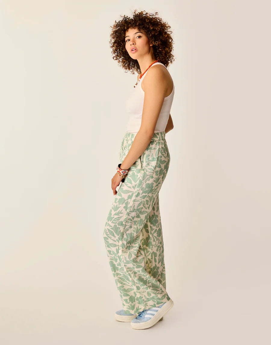 Carve Designs Nico Linen Pant - Haze Mezcal