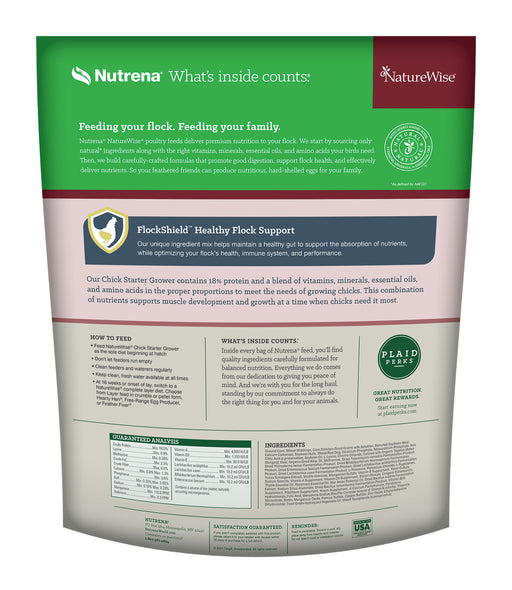 Nutrena Feeds NatureWise 18% Crumble Non-med Chick Starter