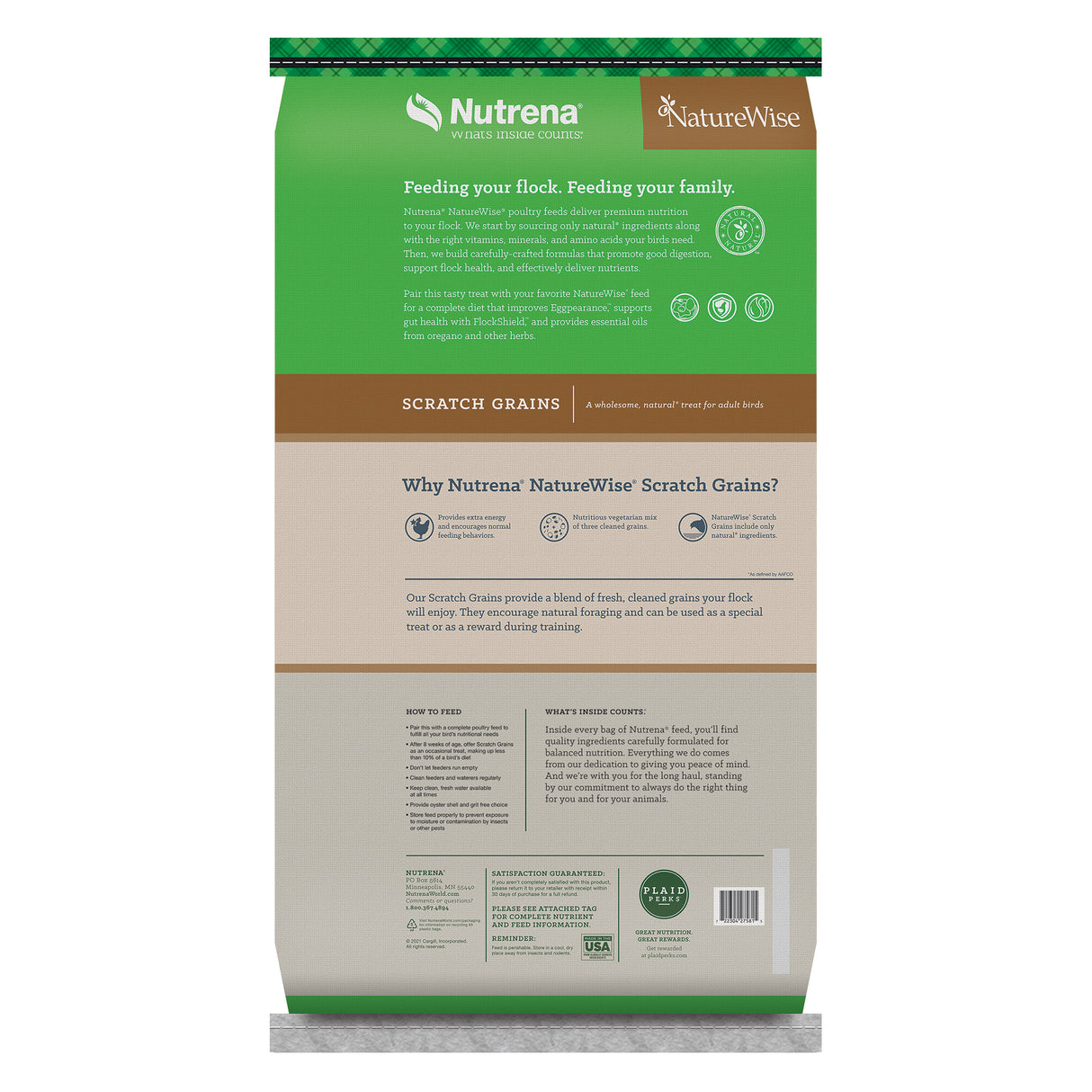 Nutrena Feeds NatureWise Scratch Grains