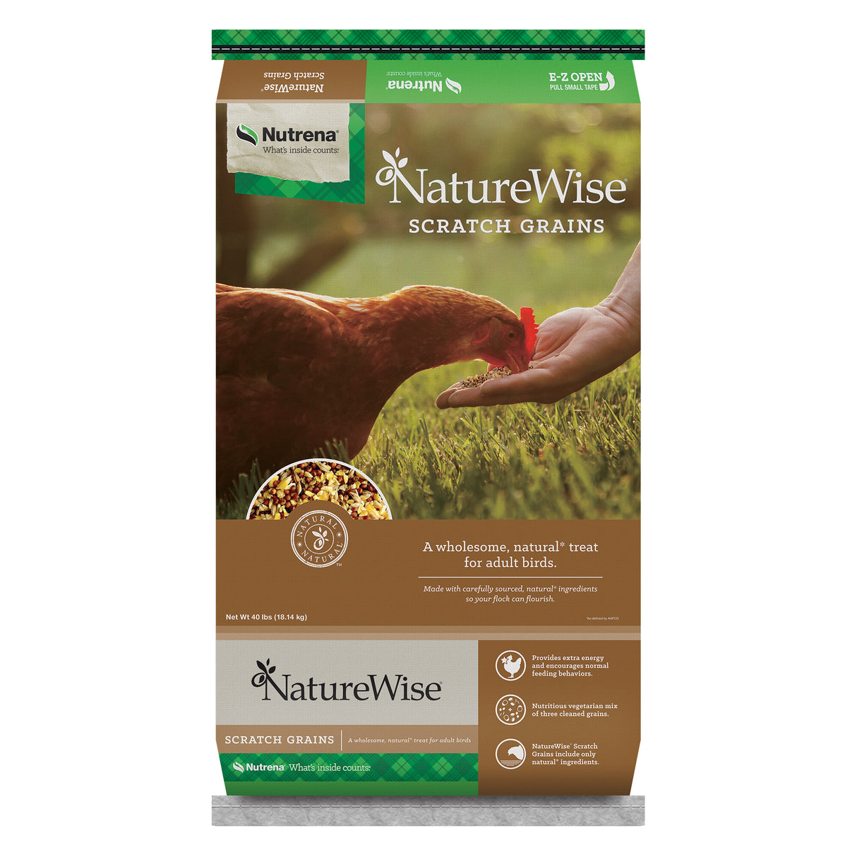Nutrena Feeds NatureWise Scratch Grains