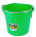 Miller MFG 20 Qt Flat Back Plastic Bucket Lime