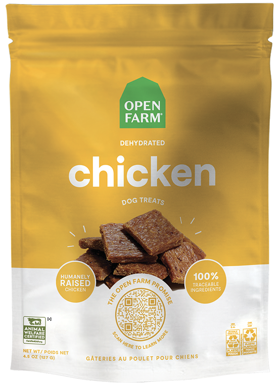 Open Farm Dehydrated Chicken Dog Treats - 4.5oz