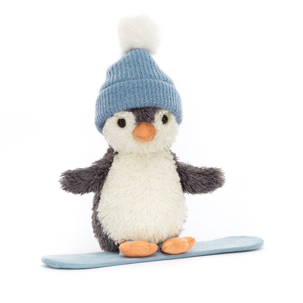 Jellycat Peanut Penguin Snowboarding Small Peanut penguin