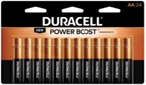 Duracell AA Batteries (Alkaline Battery) - 24 Pack