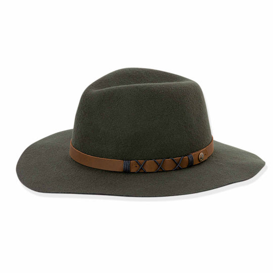 Pistil Soho Wide Brim Hat Olive