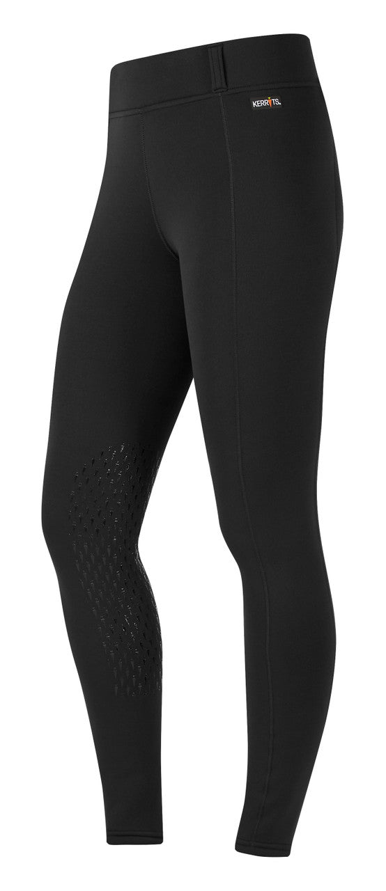 Kerrits Equestrian Apparel Power Stretch Knee Patch Pocket Tight Black