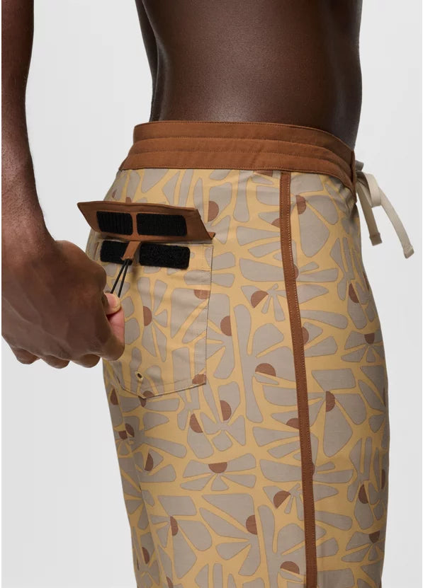 Prana Vintage Boardshort - Pollen Retro Bloom