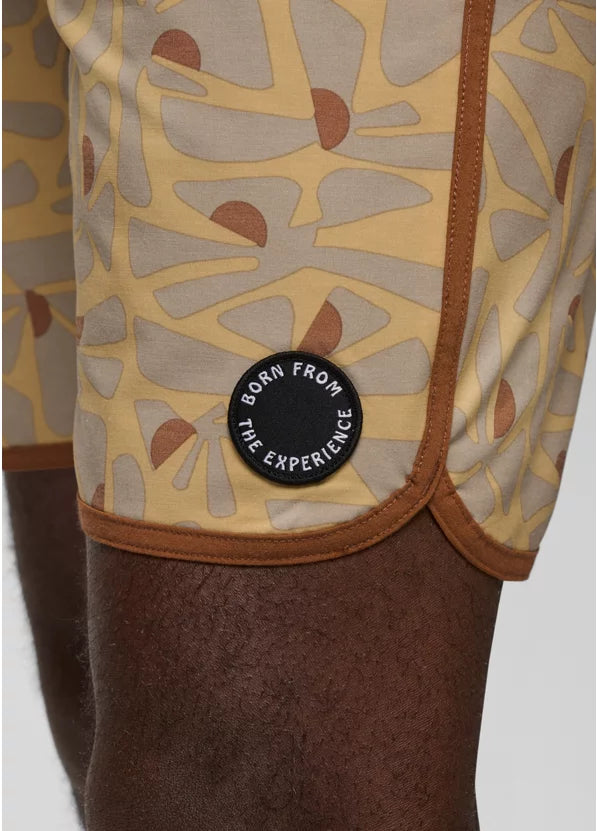 Prana Vintage Boardshort - Pollen Retro Bloom