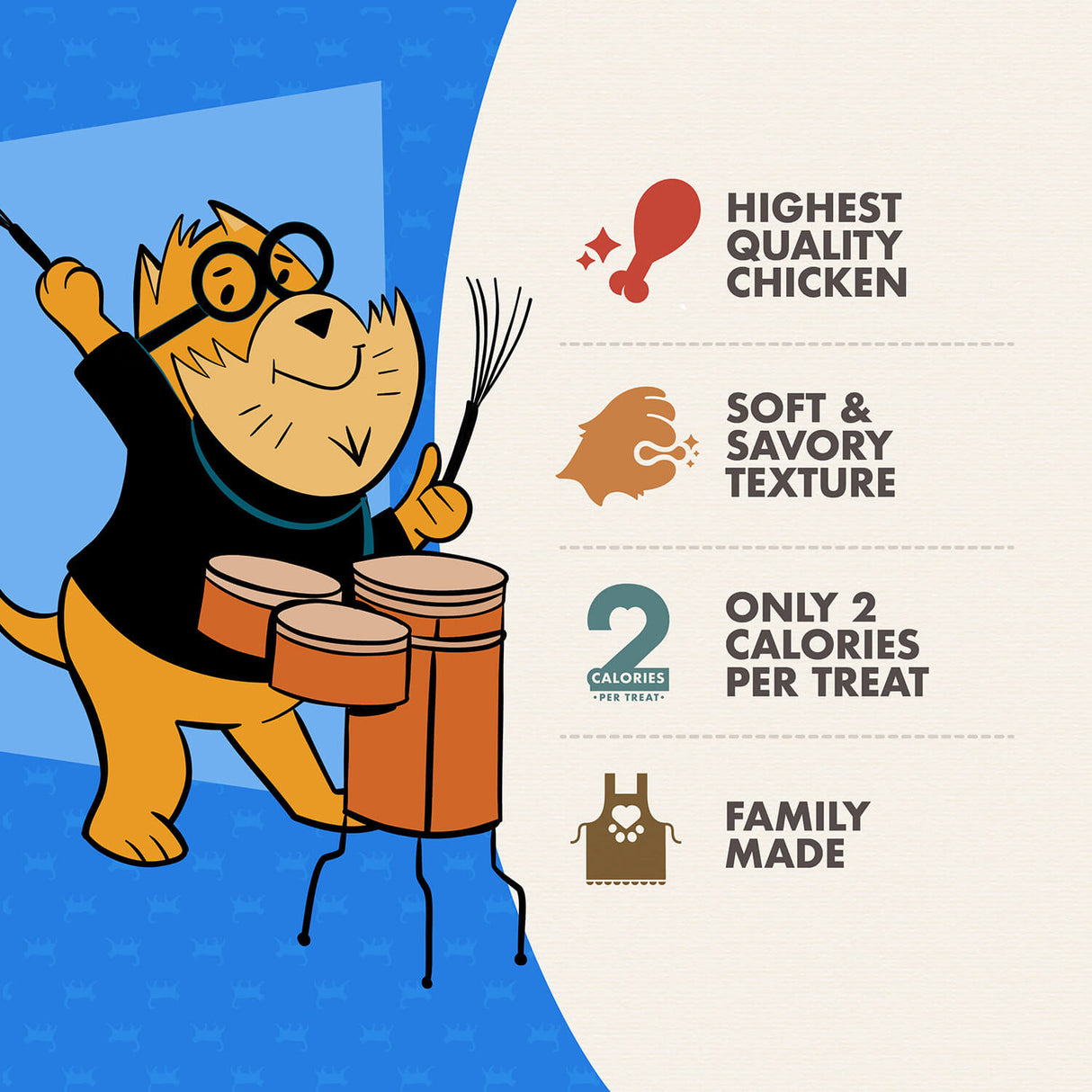 Fromm Family Pet Food Purrsnackitty Liver Flavor Snackitties Cat Treats - 3 oz.