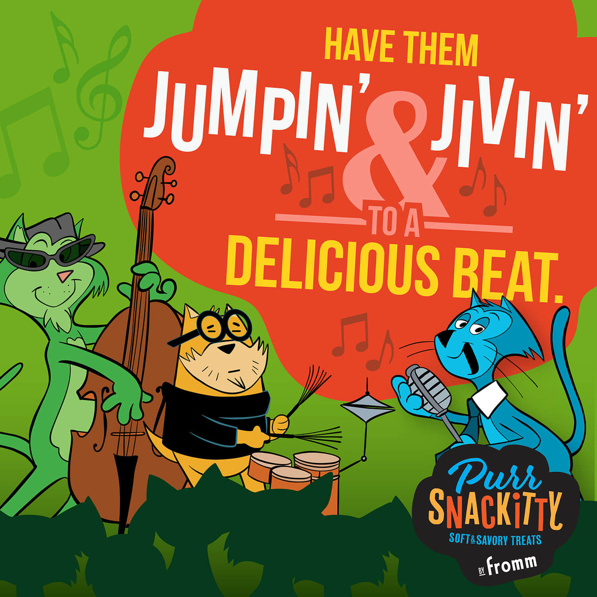 Fromm Family Pet Food Purrsnackitty Salmon Flavor Snackitties Cat Treats - 3 oz.