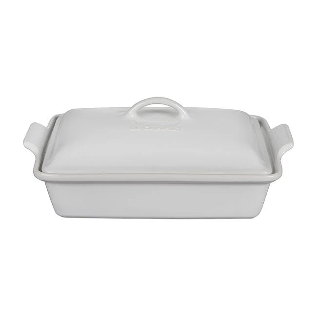 Le Creuset Heritage Rectangular Casserole White
