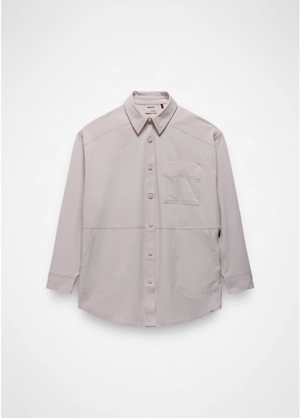 Prana Railay Oversized Button Down - Almond