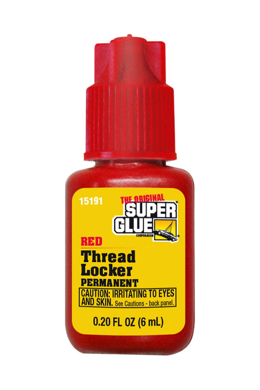 Super Glue Red Permanent Thread Locker - 6mL