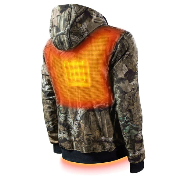 Gobi Heat Men's Shadow Heated Hunting Hoodie - Mossy Oak Camo