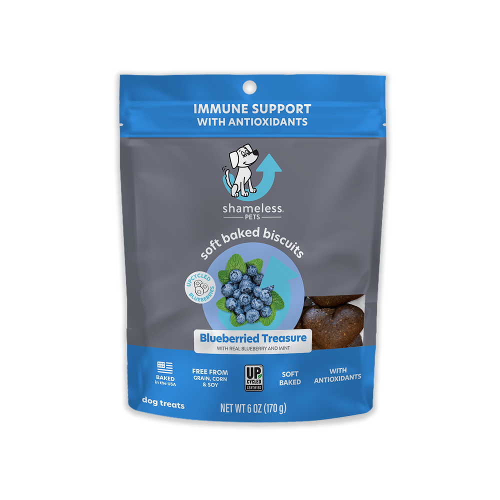 Shameless Pet Blueberried Treasure Soft Baked Dog Treat Blueberry & Mint