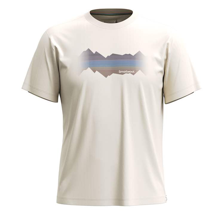 Smartwool Mountain Horizon Short Sleeve Graphic Tee - Almond Almond
