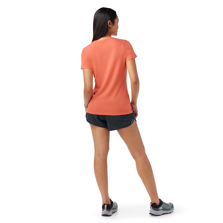 Smartwool Womens Merino Short Sleeve Tee - Coral Reef Coral Reef